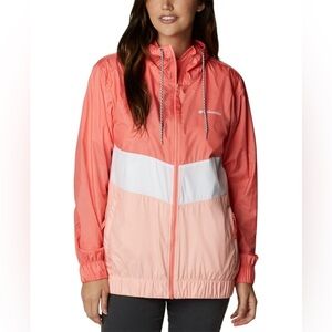 Columbia Womens Sandy Sail Colorblock Windbreaker